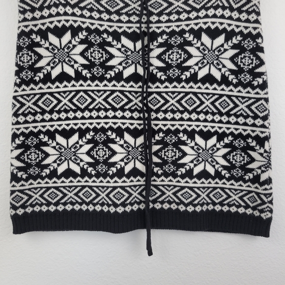 Smudge Black And White Pattern Drawstring Knit Skirt Size Small - Picture 4 of 11